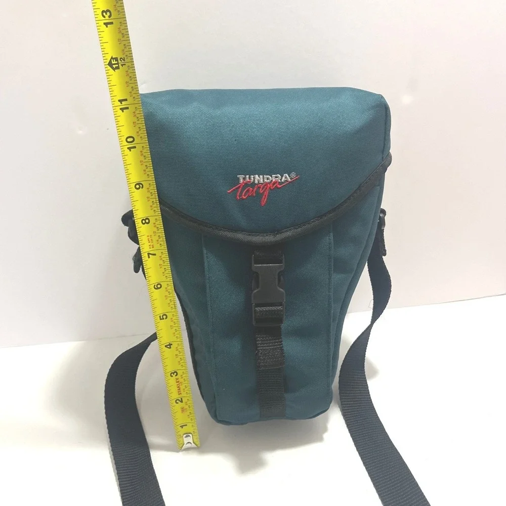 VTG Tundra Targa Camera & Accessory Gadget Padded Shoulder Bag Green Nikon Strap